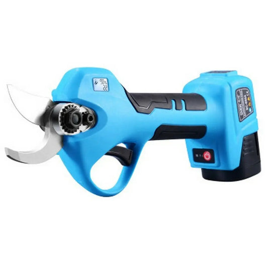 28mm Cordless LCD Li Electric Pruning Shears Garden Yard Tree Secateur Trimmer